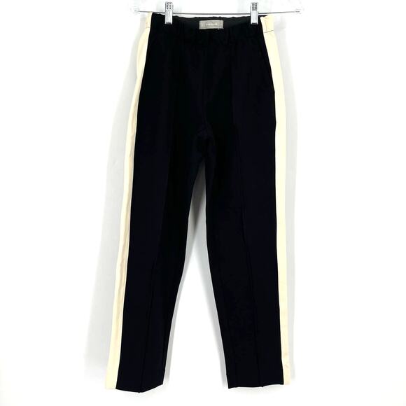 Everlane The Dream Pant Black Stripe Size XS NWT - Picture 1 of 6